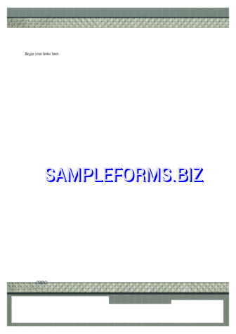 Letterhead Template 3 docx pdf free