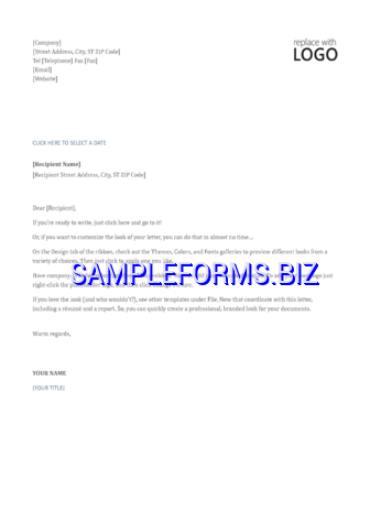 Letterhead Template (Timeless Design) docx pdf free